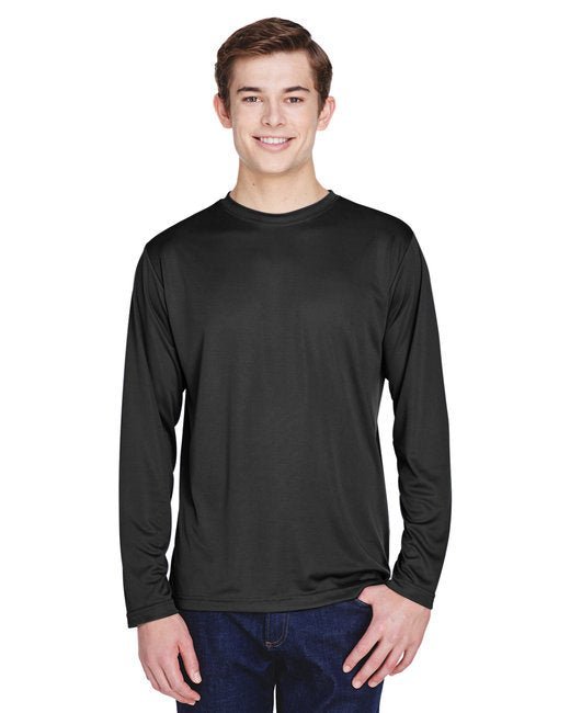 Custom Men’s Performance Long-Sleeve T-Shirt – Moisture-Wicking & UV Protection Long Sleeve Team 365
