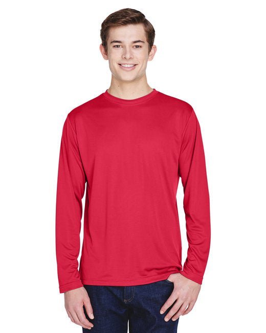 Custom Men’s Performance Long-Sleeve T-Shirt – Moisture-Wicking & UV Protection Long Sleeve Team 365