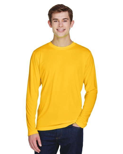 Custom Men’s Performance Long-Sleeve T-Shirt – Moisture-Wicking & UV Protection Long Sleeve Team 365